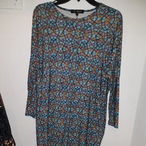 Long sleeve cover-up dress